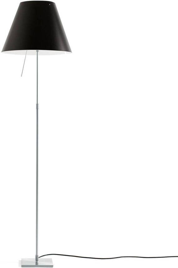Luceplan Costanza vloerlamp D13ti, alu/zwart