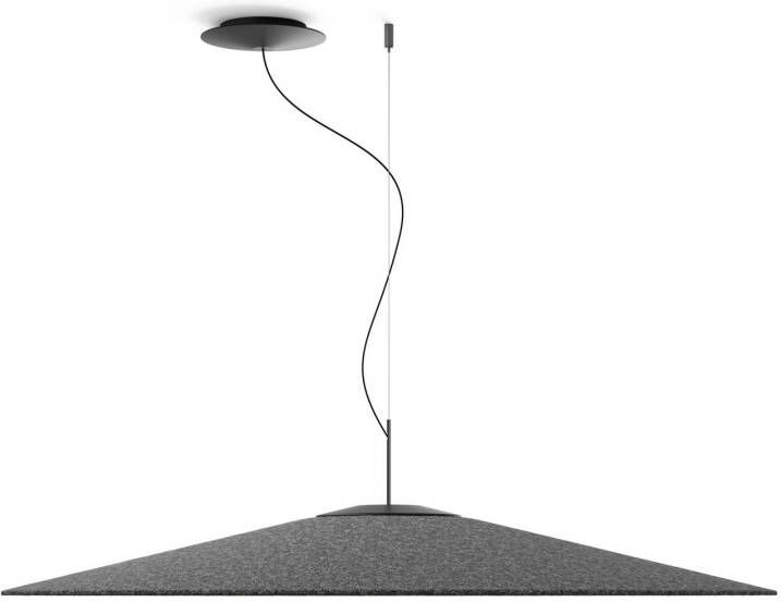 Luceplan Koinè, LED hanglamp vilt 927 110cm
