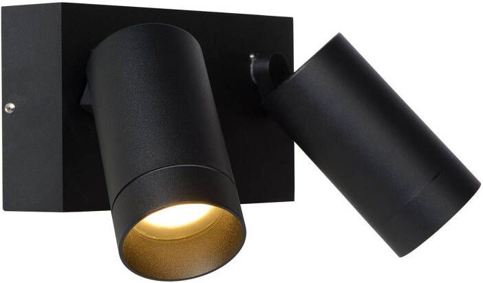 Lucide Taylor Wandspot Buiten zwart 2xgu10 50w ip54
