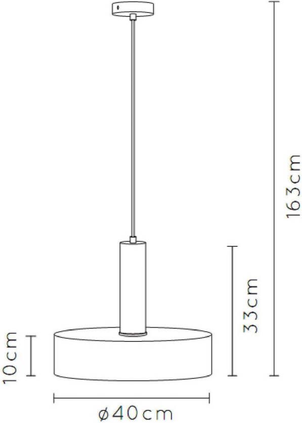 Lucide Giada Hanglamp Ø 40 Cm 1xe27 Mat Goud/Messing
