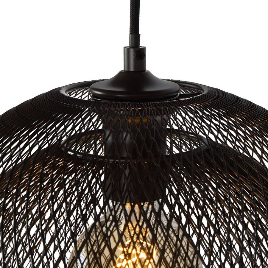 Walra Lucide hanglamp Mesh grijs Leen Bakker