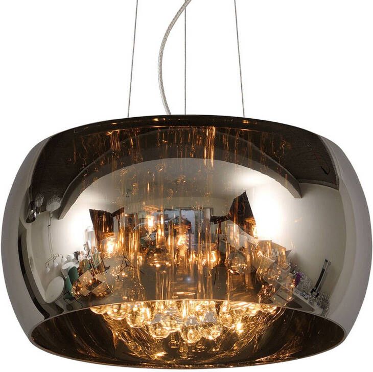 Lucide Verstelbare Hanglamp Pearl ø40 X H21 Cm Glas