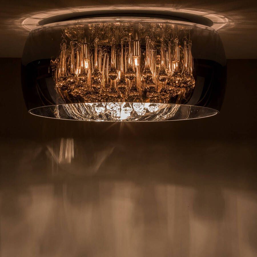 Lucide Plafonniere Pearl met kristal 70163/06/11