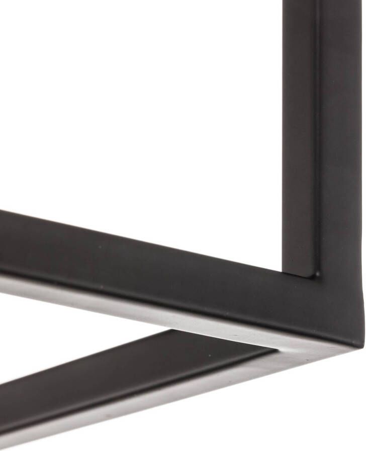 Lucide plafonnière Ruben zwart 22x22x22 cm Leen Bakker