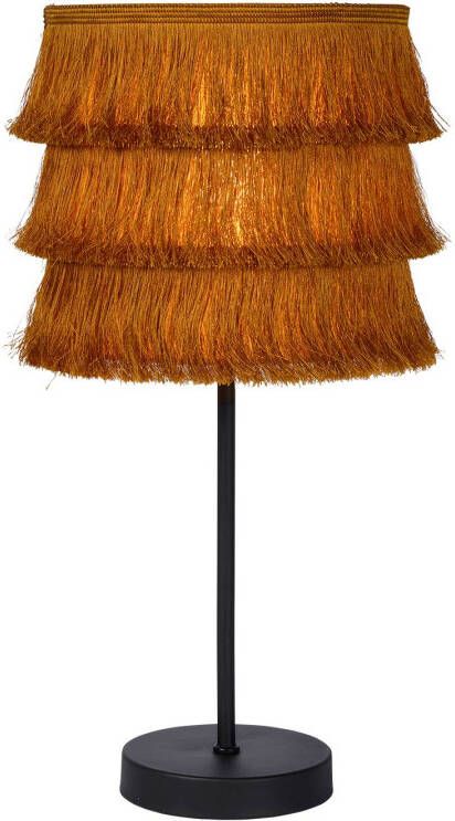 Lucide Extravaganza Togo Tafellamp Ø 18 Cm 1xe14 Okergeel