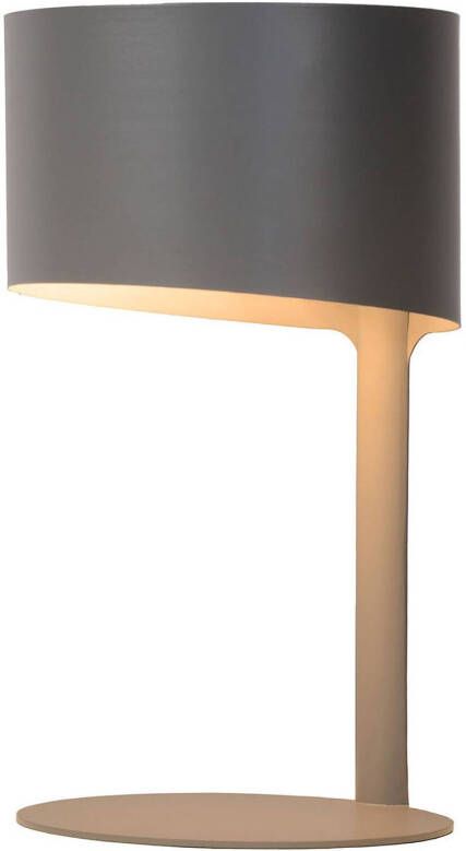 Lucide Knulle Tafellamp grijs ø15 1xe14 40w metaal