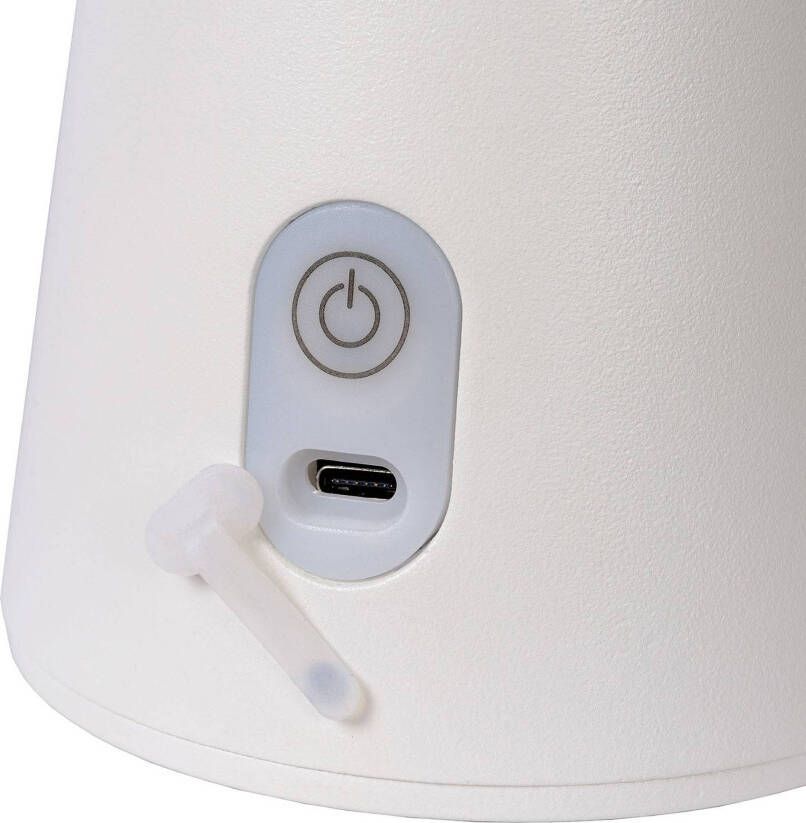 Lucide La Donna Tafellamp Buiten wit ø19, 7 led Dimb. 2w