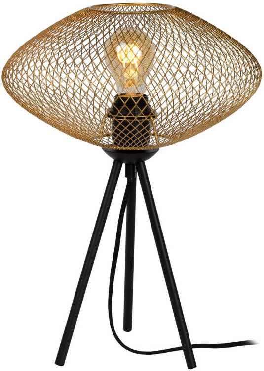 Lucide Mesh Tafellamp Ø 30 Cm 1xe27 Mat Goud/Messing