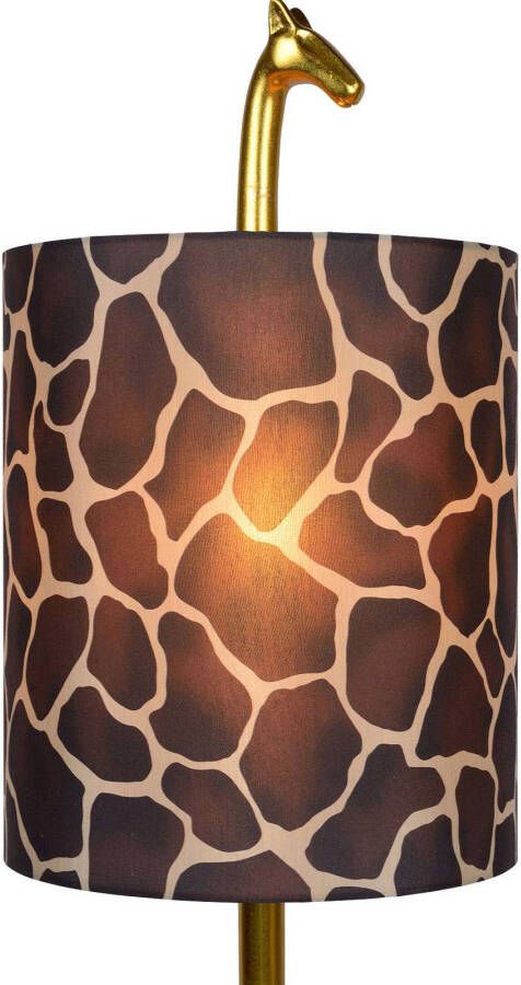 Lucide Extravaganza Miss Tall Vloerlamp Ø 35 Cm 1xe27 Mat Goud/Messing