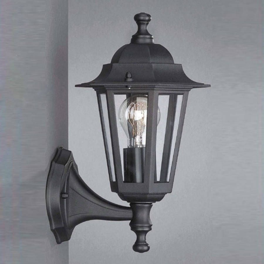 Massive Staande buitenwandlamp PEKING, zwart