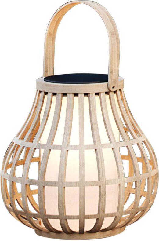 Nordlux LED solar sfeerlamp Leo van bamboehout