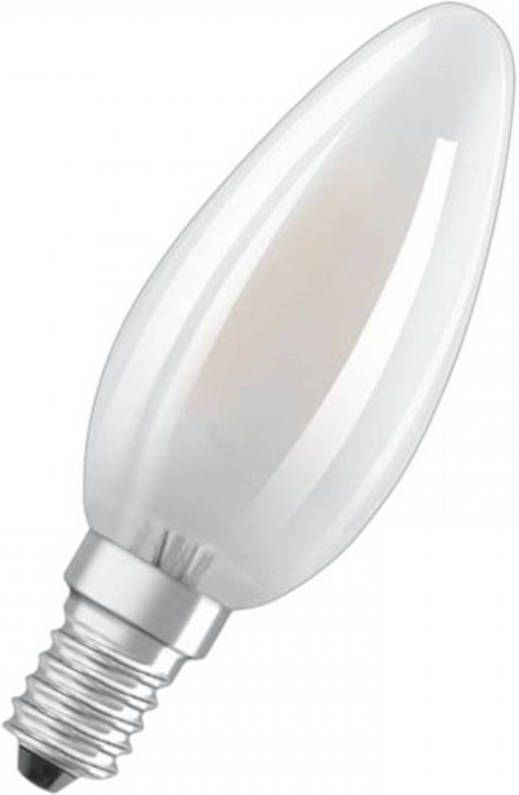 Osram Classic B LED lamp E14 4W 4.000K mat 2/set