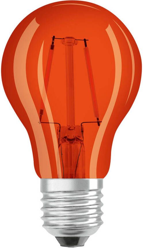 Osram LED lamp E27 Star Dé, cor Cla A 2, 5W, oranje