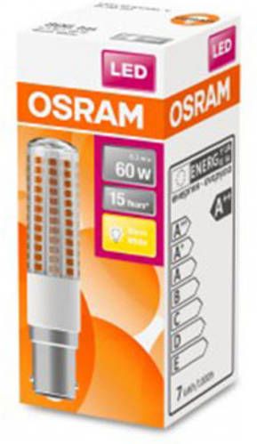 Osram Special T Slim LED B15d Helder 7W 806lm 827 Zeer Warm Wit | Vervangt 60W
