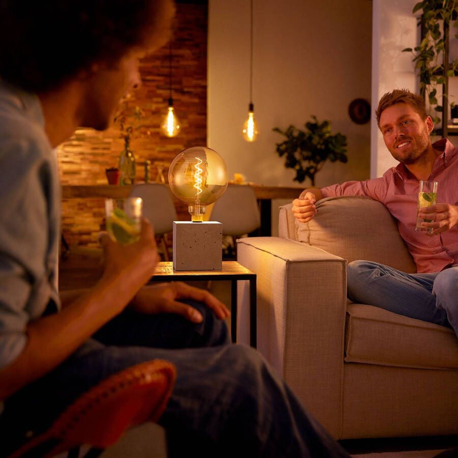 Philips Hue Philips Vintage hanglamp E27, rosé, goud