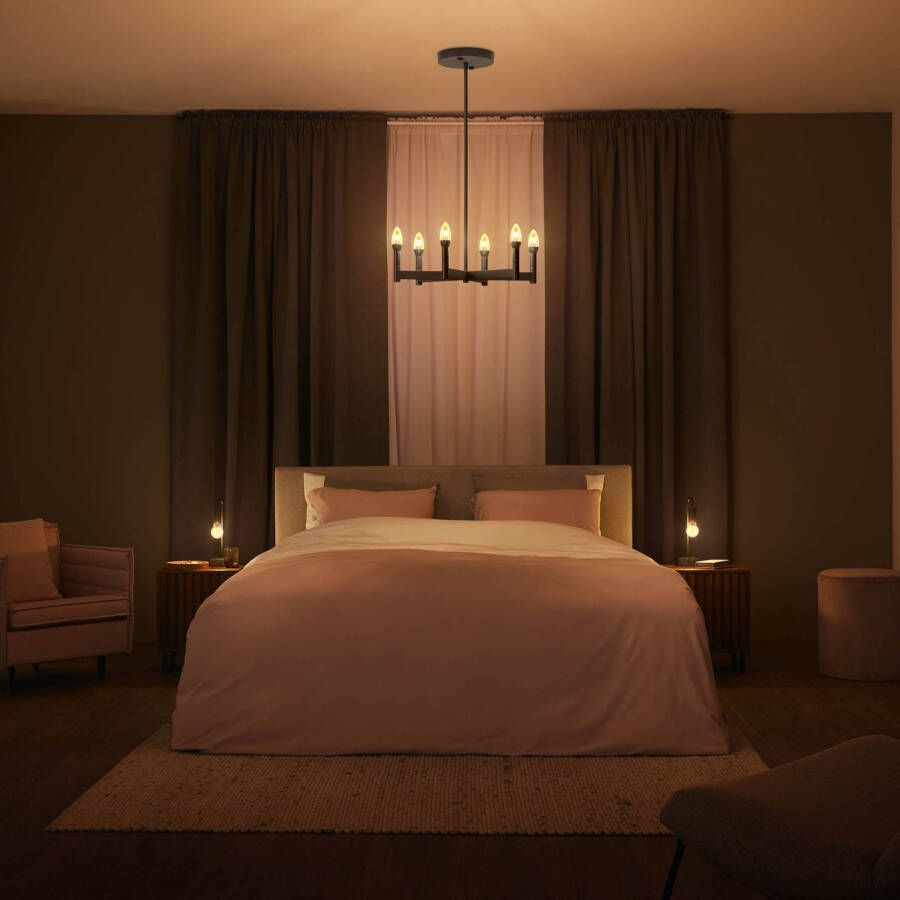 Philips Hue Filament Standaardlamp A60 E27 1 pack warmkoelwit licht