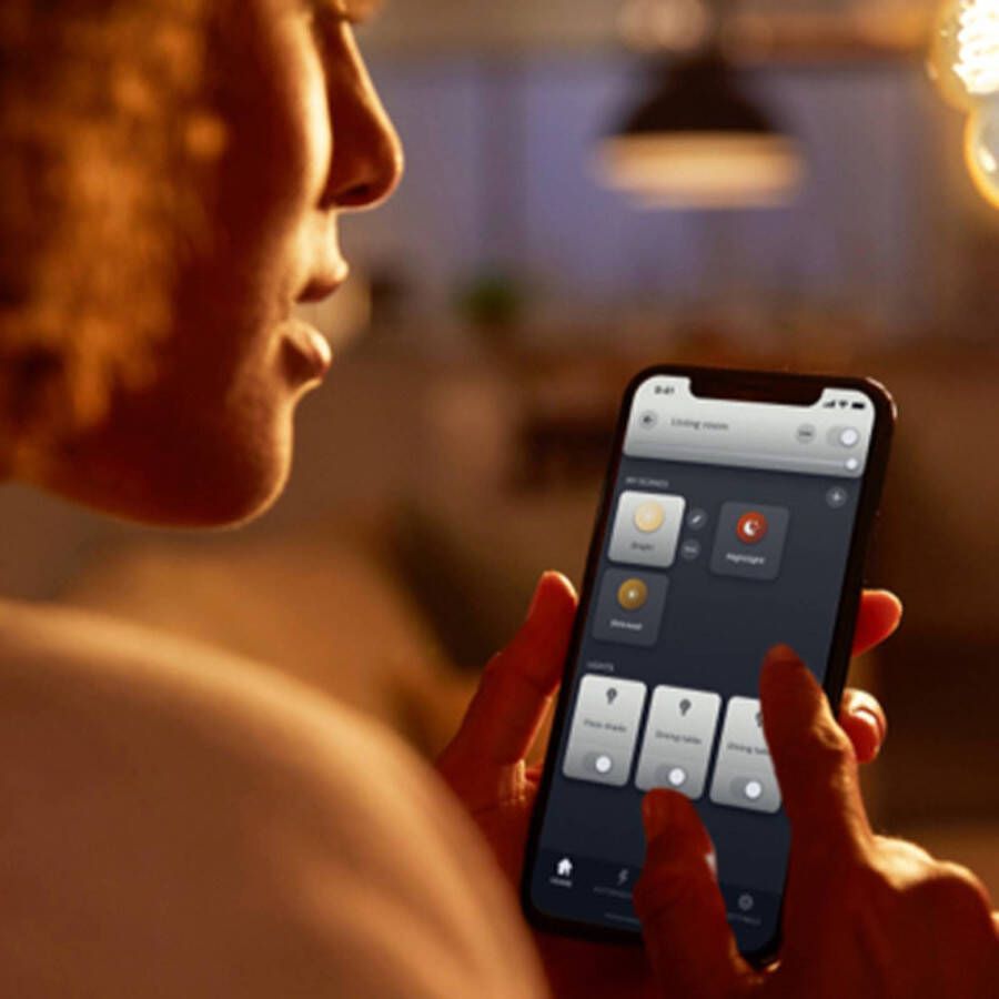 Philips Hue White Ambiance filament edison lamp goud dimbaar E27 7W…