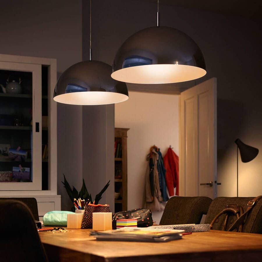 Philips Led Lamp Filament Set 2 Stuks Classic Ledcandle 827 B35 Cl E14 Fitting 4.3w Warm Wit 2700k