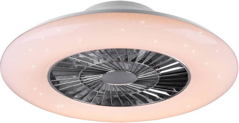 Reality Leuchten LED plafondventilator Visby, Ø, 60cm, Tunable White
