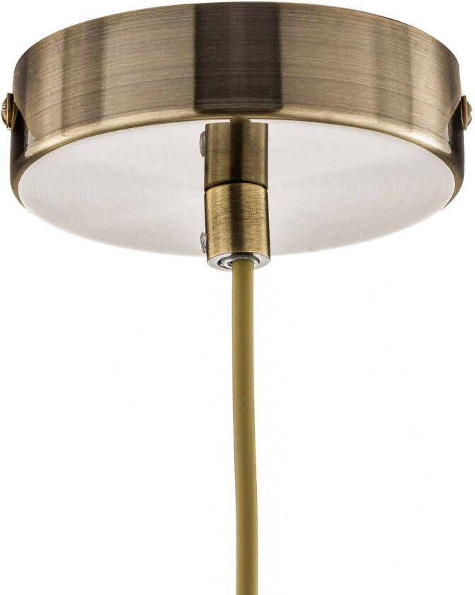 Searchlight Hanglamp Balls m amberkleur. glazen bol 25cm