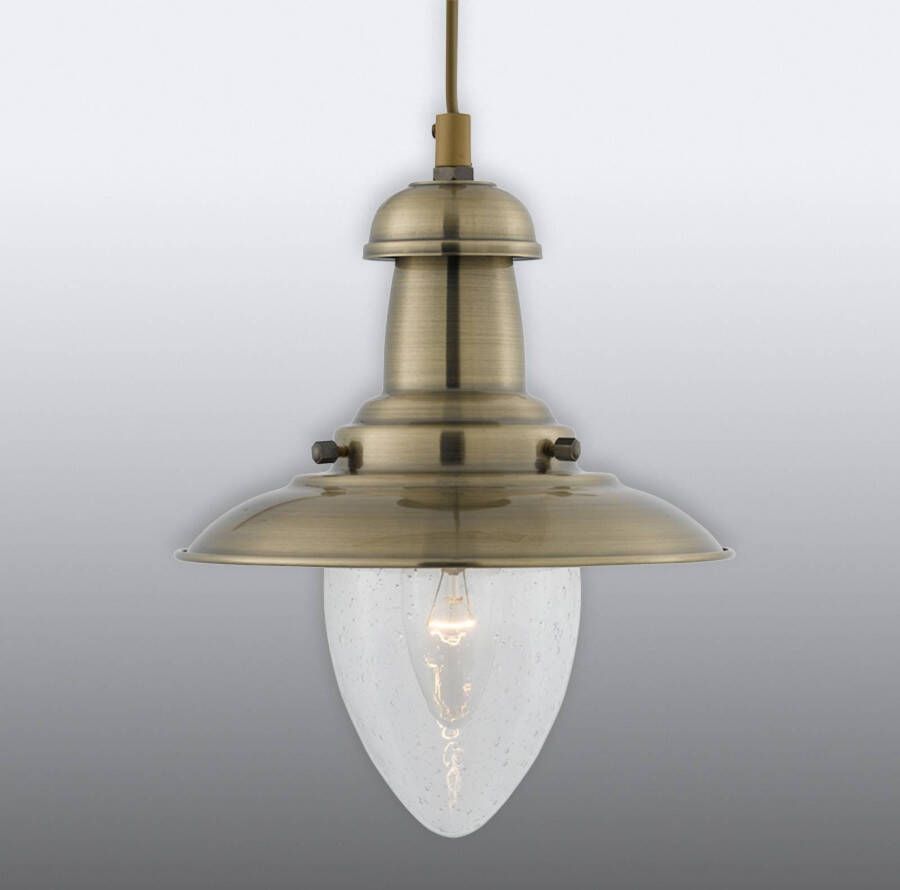 Searchlight Ø 18cm hanglamp Fisherman Antiek brons 5787AB