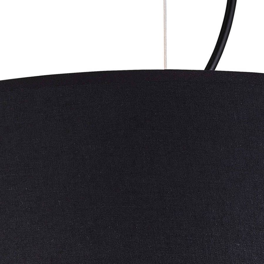 Searchlight Zwarte hanglamp FringeØ 40cm 8723 3BK