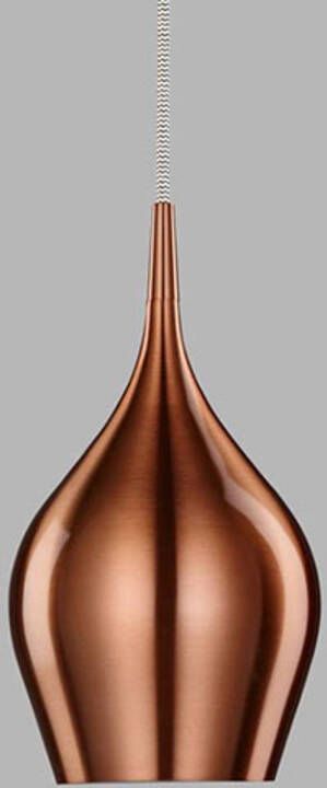 Searchlight Hanglamp Vibrant Ø, 12cm, koper