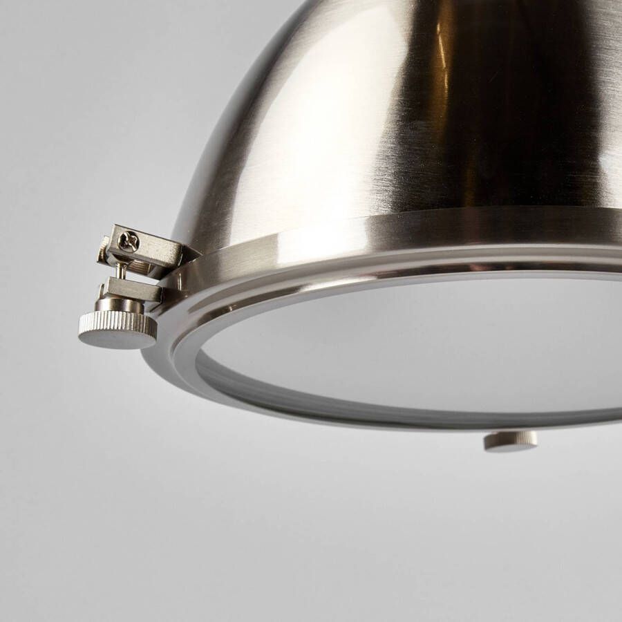Searchlight Hanglamp Industrial PendantsØ 31cm mat zilver 1294SS