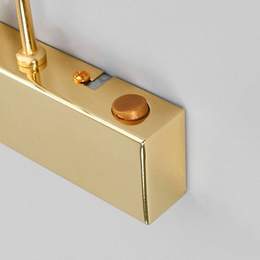 Searchlight LED schilderij lamp Piktura, gepolijst messing