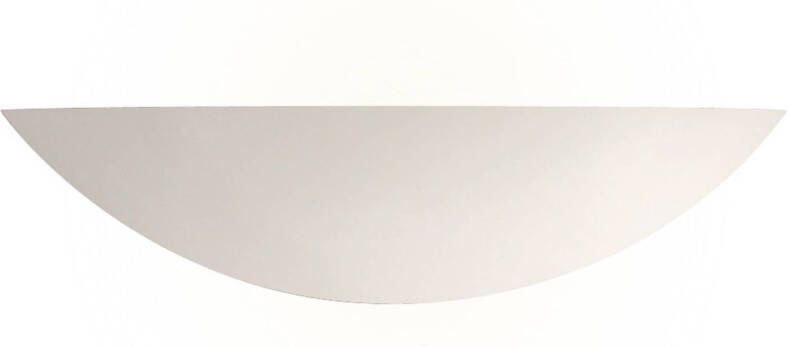Searchlight LED Wandlamp PALE van gips en beschilderbaar