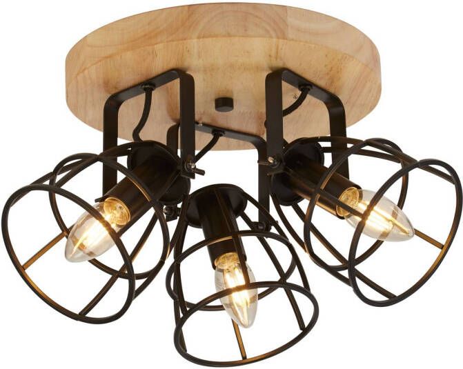 Searchlight Industriële plafondspot Vision 81698 3BK