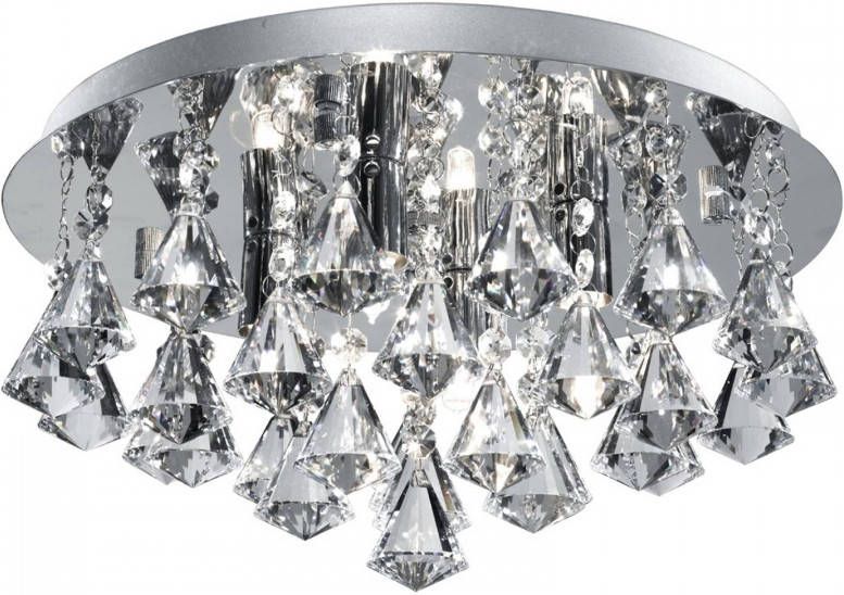 Searchlight Plafondlamp Hanna 35 cm chroom