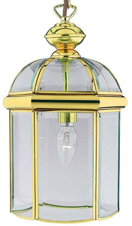 Searchlight Prachtige hanglamp ARLIND, messing tinten
