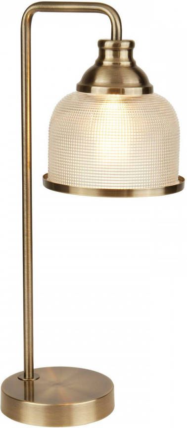 Searchlight Tafellamp Bistro II, oudmessing