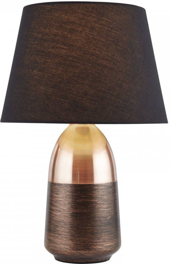 Searchlight Tafellamp EU700341 in zwart en koper