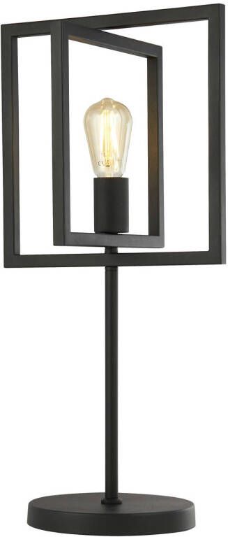 Searchlight Tafellamp Squares, zwart