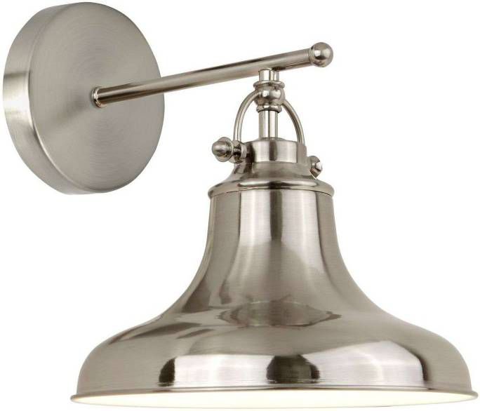 Searchlight Wandlamp Dallas in industrië, le look, zilver