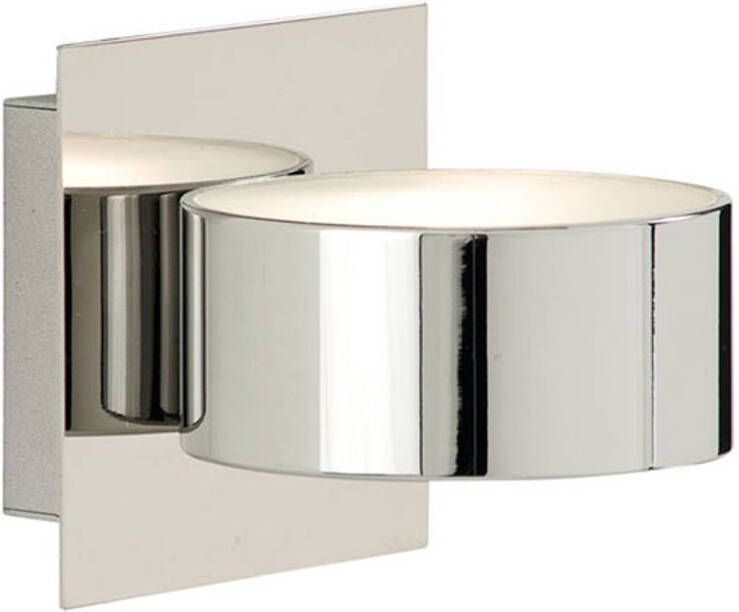 Searchlight Wandlamp Wall 2691 in chroom met glazen diffusor