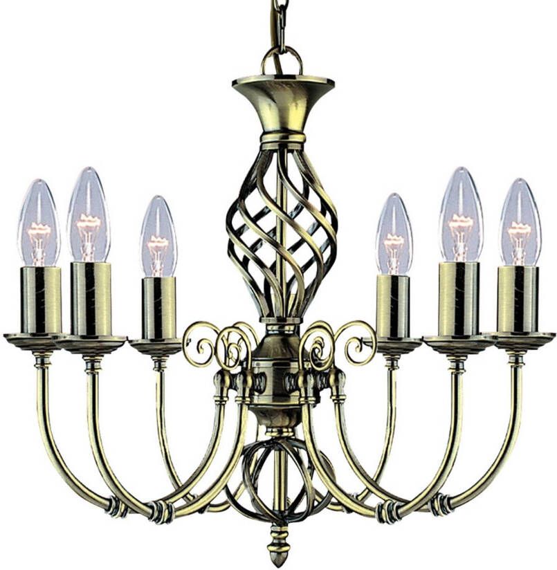 Searchlight ZANZIBAR indrukwekkende kroonluchter, 6 lichts