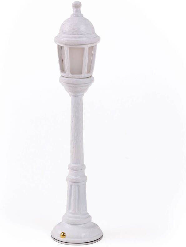Seletti LED buiten sfeerlamp Street Lamp met accu, wit
