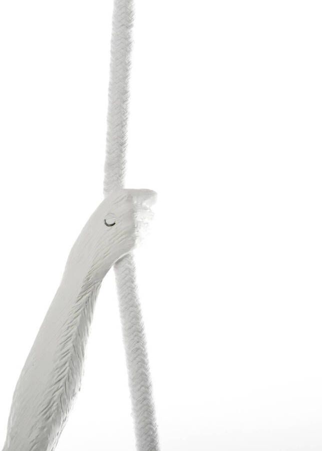 Seletti LED decoratie hanglamp Monkey Lamp, wit, hangend