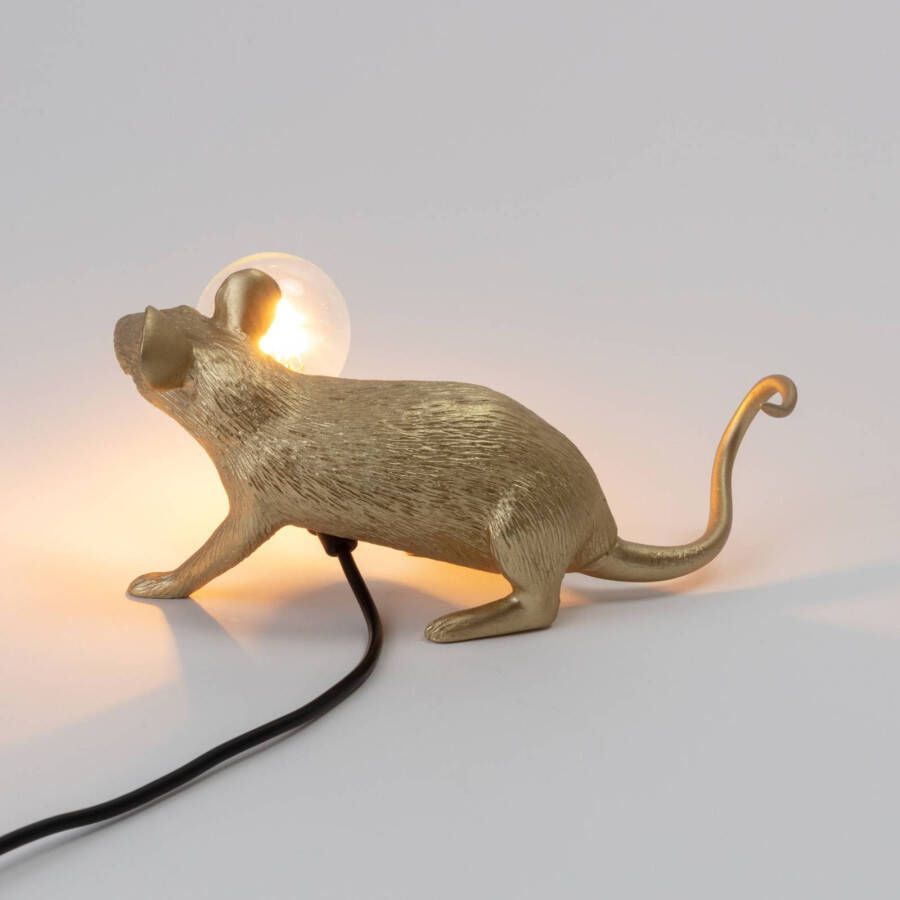 Seletti LED decoratie tafellamp Mouse Lamp USB liggend