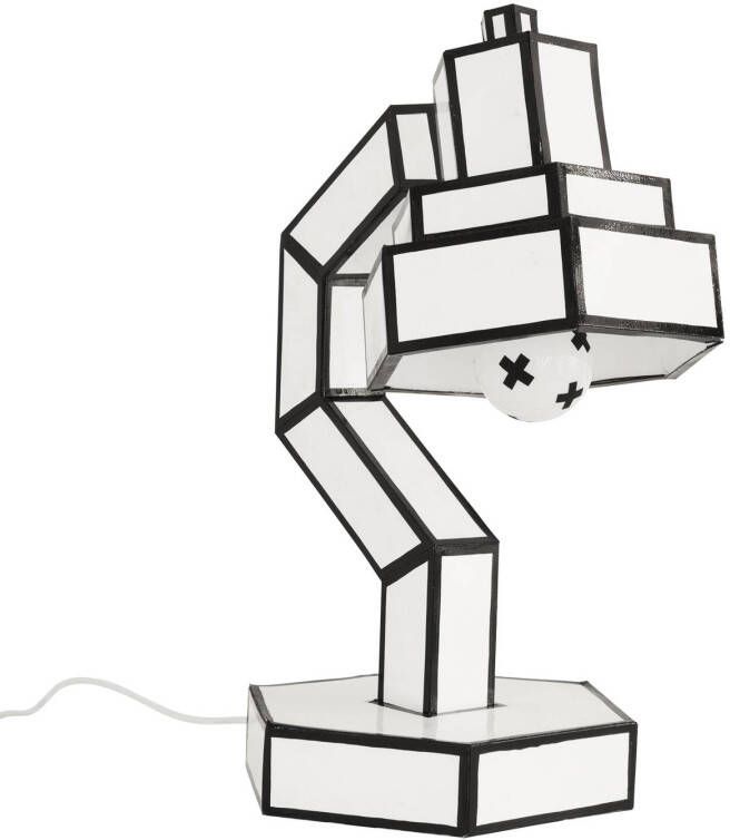 Seletti LED tafellamp Cut & Paste van recyclingkarton