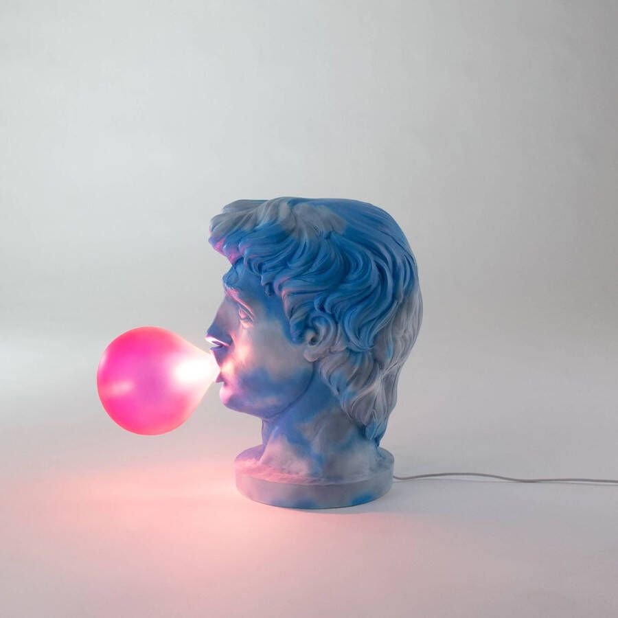 Seletti LED tafellamp Wonder Cloud wit/blauw/pink