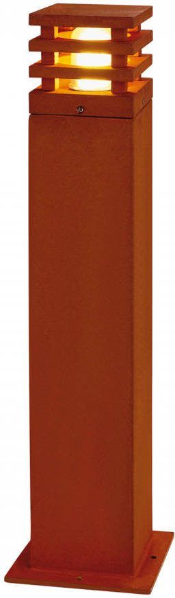 SLV verlichting Unieke roestige buitenlamp Rusty Square 70 vierkant 229421