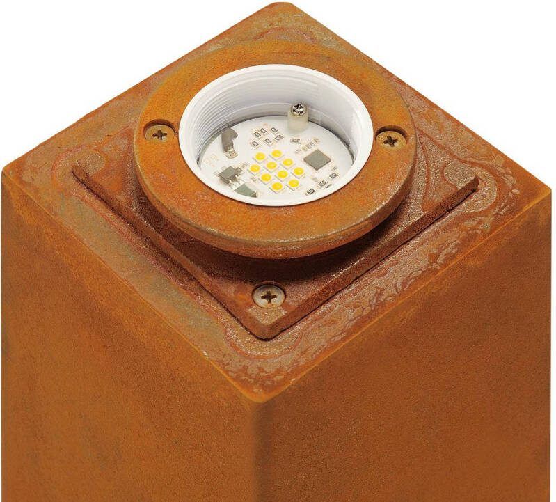 SLV verlichting Terraslamp Rusty 70cm rond roestbruin 233417