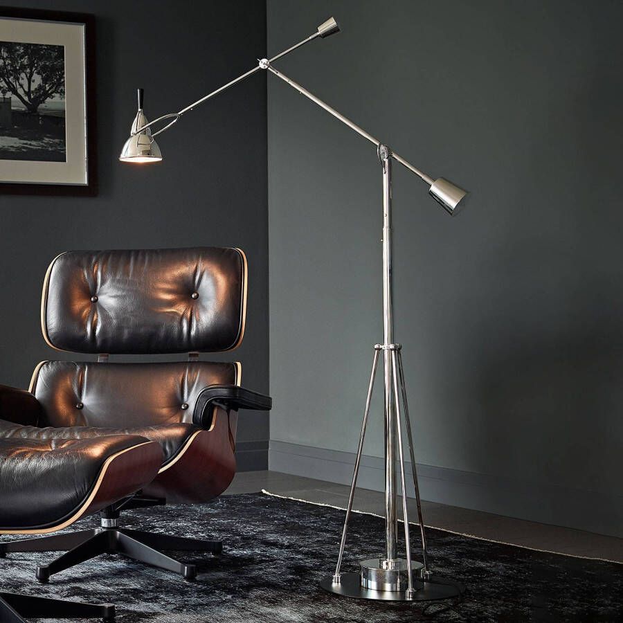 TECNOLUMEN Buquet vloerlamp, verzilverd
