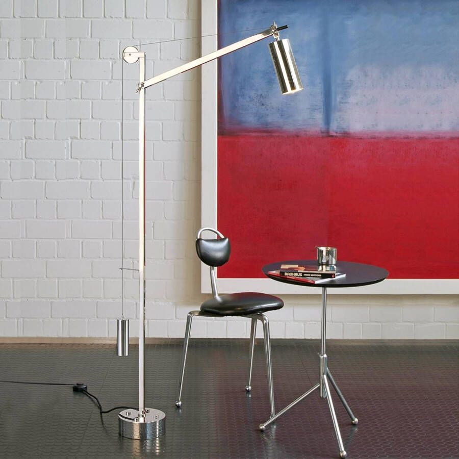 TECNOLUMEN Ring Vloerlamp in Bauhaus stijl
