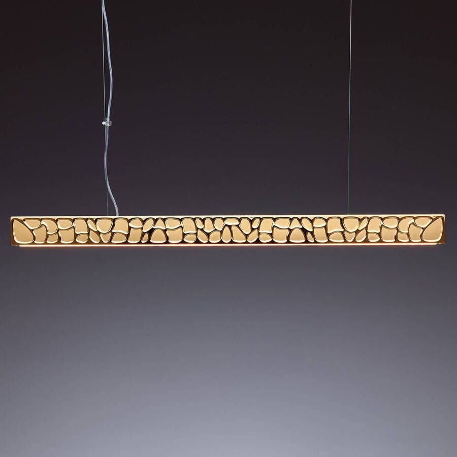 TECNOLUMEN Theia hanglamp met dimmer, goud