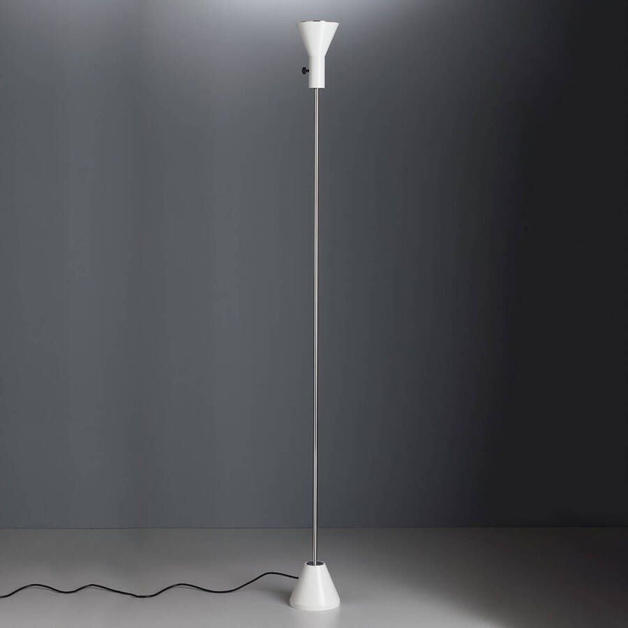 TECNOLUMEN Witte designer vloerlamp Gru met led licht
